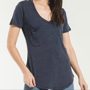 NWT Z Supply Pocket Tee Storm Grey Size XS